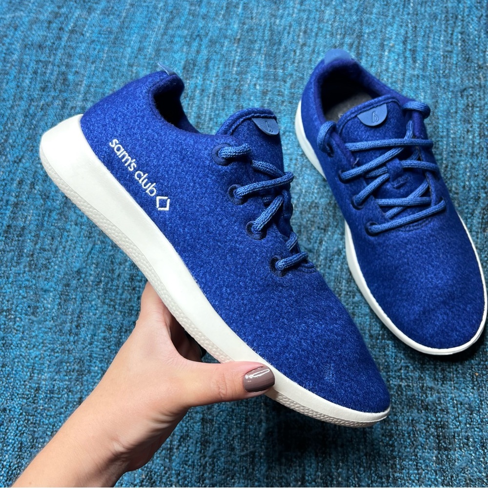 Allbirds x Sam's Club Wool Runner Sneakers in Blue White Women's Size 10 Shoes